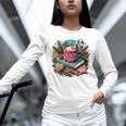 Vintage Cozy Winter Hot Cocoa Books Gingerbread Book Lovers Unisex Long Sleeve T-Shirt Vintage Cozy Winter Hot Cocoa Books Gingerbread Book Lovers Unisex Long Sleeve T-Shirt