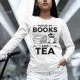 Women's Fueled By Books And Tea Book Lover Bookworm Reading Books Unisex Long Sleeve T-Shirt Women's Fueled By Books And Tea Book Lover Bookworm Reading Books Unisex Long Sleeve T-Shirt