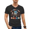 100 Days In The Books Celebration Retro School Men's V-Neck T-Shirt 100 Days In The Books Celebration Retro School Men's V-Neck T-Shirt