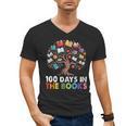 100 Days In The Books Reading Teachers Librarians School Men's V-Neck T-Shirt