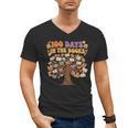100 Days Of School 100 Days In The Books Librarian Read Men's V-Neck T-Shirt 100 Days Of School 100 Days In The Books Librarian Read Men's V-Neck T-Shirt