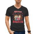100 Days Smarter Shirt Cute Hedgehog Love Books School Tee Men's V-Neck T-Shirt