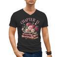 13th Birthday Chapter 13 Birthday Shirt Girls Book Lover Men's V-Neck T-Shirt