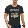 67 Meme English Teacher Reading Book Lover Humor Men's V-Neck T-Shirt