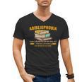 Abibliophobia Perfect For Young Book Lover Bookworm Reader Men's V-Neck T-Shirt Abibliophobia Perfect For Young Book Lover Bookworm Reader Men's V-Neck T-Shirt