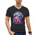 Adorable Book Lover Robot With Reading Glasses Cute Men's V-Neck T-Shirt Adorable Book Lover Robot With Reading Glasses Cute Men's V-Neck T-Shirt