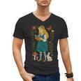 Alice In Wonderland Book Lover Lewis Carroll Rabbit Men's V-Neck T-Shirt