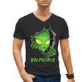 Alien Face Ew People UFO Introvert Meme Men Women Kids Men's V-Neck T-Shirt