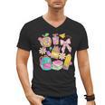 Apple Disco Pencil Books Bow Teacher Student Back To School Men's V-Neck T-Shirt Apple Disco Pencil Books Bow Teacher Student Back To School Men's V-Neck T-Shirt