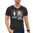 Back To School Library Unicorn Book Lover School Librarian Men's V-Neck T-Shirt