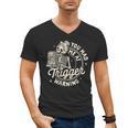 Banned Book Reading Bookish You Had Me At Trigger Warning Men's V-Neck T-Shirt