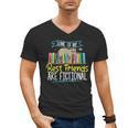 Some Of My Best Friends Are Fictional Book Lover Bookworm Men's V-Neck T-Shirt