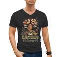 Big Cancer Energy Woman Camo Zodiac Book Teacher Men's V-Neck T-Shirt