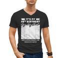 Birthday It's My 40th Birthday Guest Book Birthday Party Men's V-Neck T-Shirt Birthday It's My 40th Birthday Guest Book Birthday Party Men's V-Neck T-Shirt