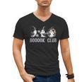 Boo Ghost Books Book Club Halloween Women School Teacher Men's V-Neck T-Shirt Boo Ghost Books Book Club Halloween Women School Teacher Men's V-Neck T-Shirt