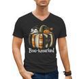 Boo-Kmarked Fall Pumpkin Books Halloween Teacher Teaching Men's V-Neck T-Shirt Boo-Kmarked Fall Pumpkin Books Halloween Teacher Teaching Men's V-Neck T-Shirt