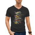 Book Abstract Art Drawing Painting Graphic Book Men's V-Neck T-Shirt