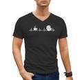 Book And Coffee Heartbeat Books Lovers Men's V-Neck T-Shirt