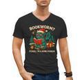 Book Dragon Christmas Reading For Fantasy Lovers Men's V-Neck T-Shirt