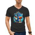 Book Dragon Reading Lover Men's V-Neck T-Shirt