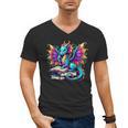 Book Dragon Reading Men's V-Neck T-Shirt