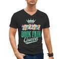 Book Fair Queen Literature School Book Fair Event Men's V-Neck T-Shirt