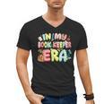 In My Book Keeper Era Librarian School Men's V-Neck T-Shirt