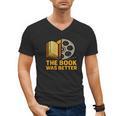 Book Love Scene The Book Was Better Bookworm Vibes Men's V-Neck T-Shirt Book Love Scene The Book Was Better Bookworm Vibes Men's V-Neck T-Shirt