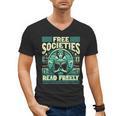 Book Lover Banned Books Reading Banned Books Men's V-Neck T-Shirt Book Lover Banned Books Reading Banned Books Men's V-Neck T-Shirt