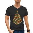 Book Lover Christmas Graphic For Librarians Men's V-Neck T-Shirt
