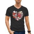 Book Lover Heart Shape Reading Librarian Valentine Men Women Men's V-Neck T-Shirt