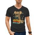 Book Lover Koala Reading Bookish Library Read Books Be Kind Men's V-Neck T-Shirt
