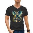 Book Lover Reading Fantasy Dragon Men's V-Neck T-Shirt Book Lover Reading Fantasy Dragon Men's V-Neck T-Shirt