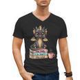 Book Lover Stay Weird Be Kind Read Books Baby Dragon Men's V-Neck T-Shirt