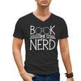 Book Nerd Retro Style Readers Librarians Authors Bookworms Men's V-Neck T-Shirt Book Nerd Retro Style Readers Librarians Authors Bookworms Men's V-Neck T-Shirt