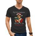 My Book Preference Has Me On The Naughty List Christmas Xmas Men's V-Neck T-Shirt