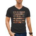 Book Book Shelves Library Men's V-Neck T-Shirt Book Book Shelves Library Men's V-Neck T-Shirt