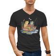 Book Shirt Frog Toad Fishing Vintage Book Frog Men's V-Neck T-Shirt Book Shirt Frog Toad Fishing Vintage Book Frog Men's V-Neck T-Shirt