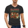 All Booked For Christmas Book Lover Men's V-Neck T-Shirt All Booked For Christmas Book Lover Men's V-Neck T-Shirt