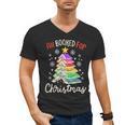 All Booked For Christmas Book Lovers Xmas Tree Women Men's V-Neck T-Shirt