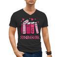 All Booked Read Book Reading Librarian Men Women Kids Men's V-Neck T-Shirt