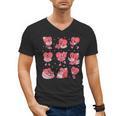 All Booked For Valentine Book Teacher Kids Girls Boys Men's V-Neck T-Shirt