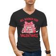All Booked For Valentine Bow Books Lover Teacher Girl Women Men's V-Neck T-Shirt All Booked For Valentine Bow Books Lover Teacher Girl Women Men's V-Neck T-Shirt