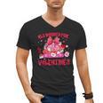 All Booked For Valentines Coquette Bow Book Valentine Day Men's V-Neck T-Shirt