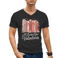 All Booked For Valentines Romantic Books Men's V-Neck T-Shirt All Booked For Valentines Romantic Books Men's V-Neck T-Shirt