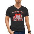 All Booked For Valentines Shirt Cute Book Lover Reading Men's V-Neck T-Shirt