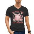 All Booked For Valentines Shirt Romantic Cupid Roses Books Men's V-Neck T-Shirt
