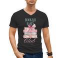 Bookish Babes Club Cute Pink Book Stack With Bow Men's V-Neck T-Shirt Bookish Babes Club Cute Pink Book Stack With Bow Men's V-Neck T-Shirt