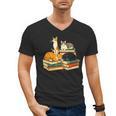 Bookish Cat Lover Cute Reading Squad Books & Kittens Love Men's V-Neck T-Shirt