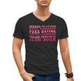 Bookish Romance Tropes Book Club Reader Spicy Book Lover Men's V-Neck T-Shirt